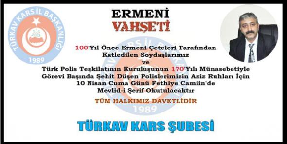 TÜRKAV Kars İl Başkanlığı’ndan Mevlid-i Şerif