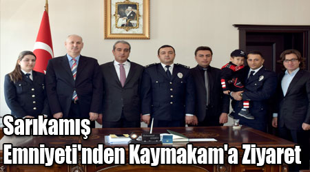 Sarıkamış Emniyeti'nden Kaymakam'a Ziyaret