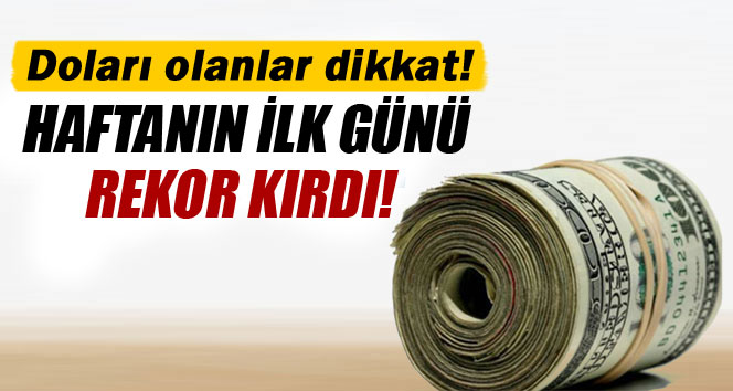 Dolar'dan tarihi rekor