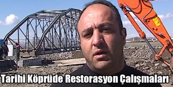Tarihi Köprüde Restorasyon Çalışmaları