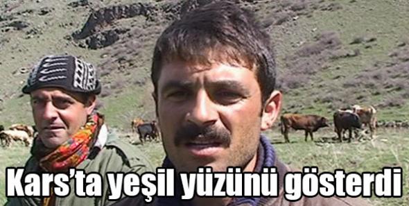 Kars’ta yeşil yüzünü gösterdi
