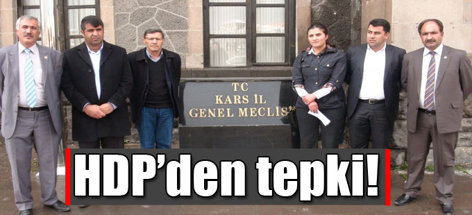 HDP’den tepki!