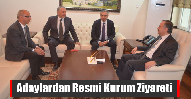 AK Parti Adayları’ndan Resmi Kurum Ziyareti