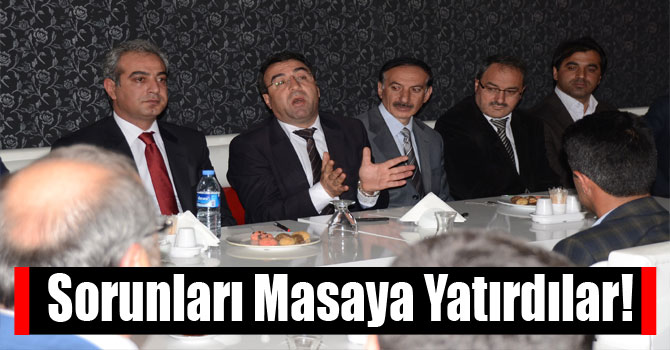 Sorunları Masaya Yatırdılar!