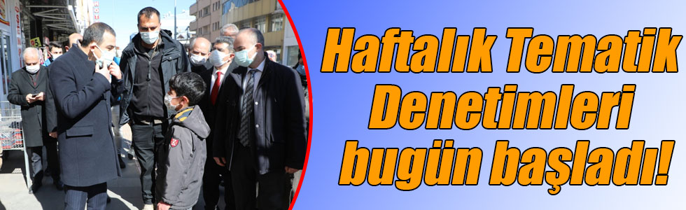 İçişleri Bakanlığı 81 il valiliğine “Haftalık Tematik Denetimler” genelgesi gönderdi