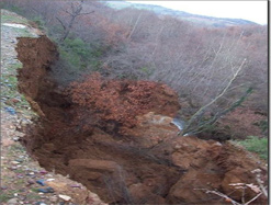 Kağızman’da Heyelan