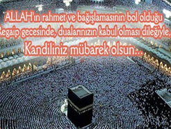 Kars Valisinin Regaip Kandili mesajı