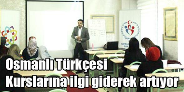 Osmanlı Türkçesi Kurslarına ilgi giderek artıyor