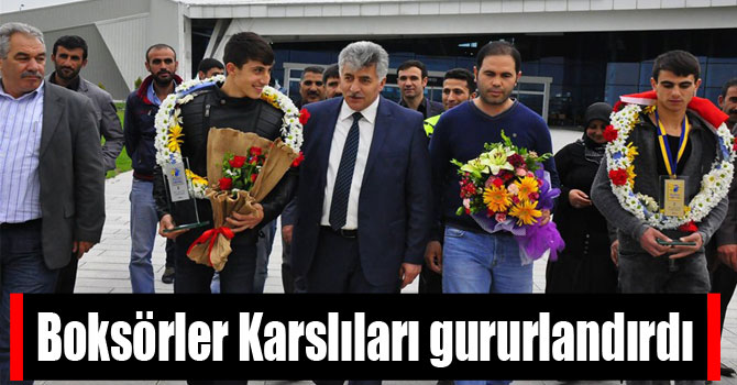 Boksörler Karslıları gururlandırdı