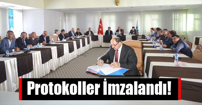 Protokoller İmzalandı!
