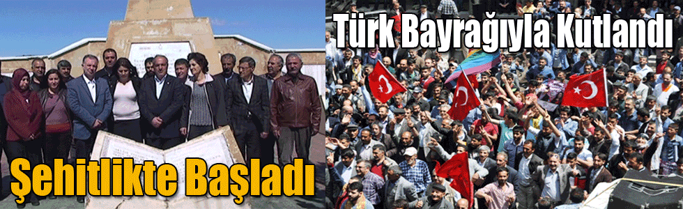 Şehitlikte Başladı, Türk Bayrağıyla Kutlandı