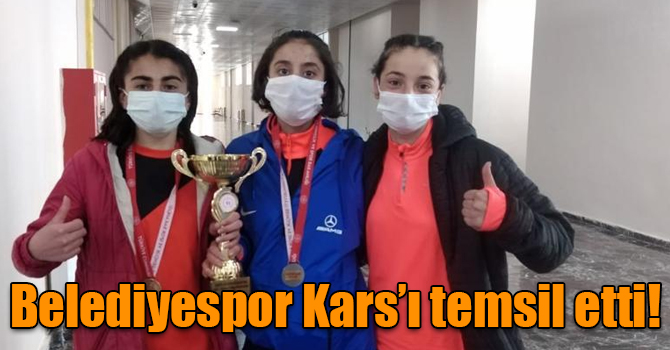 Belediyespor Kars’ı temsil etti!