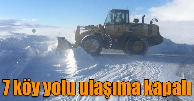 Kars’ta 7 köy yolu ulaşıma kapalı