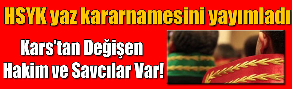 HSYK yaz kararnamesini yayımladı
