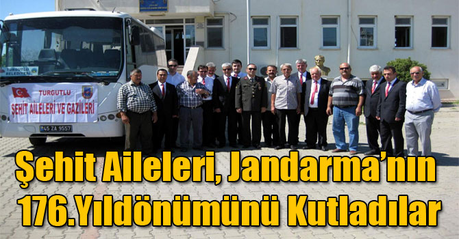 Şehit Aileleri, Jandarma’nın 176.Yıldönümünü Kutladılar