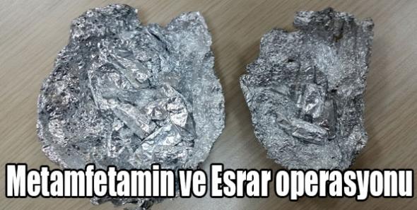 Metamfetamin ve Esrar Operasyonu