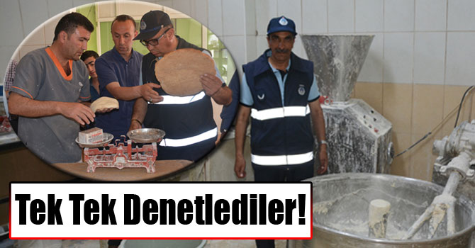 Tek Tek Denetlediler!