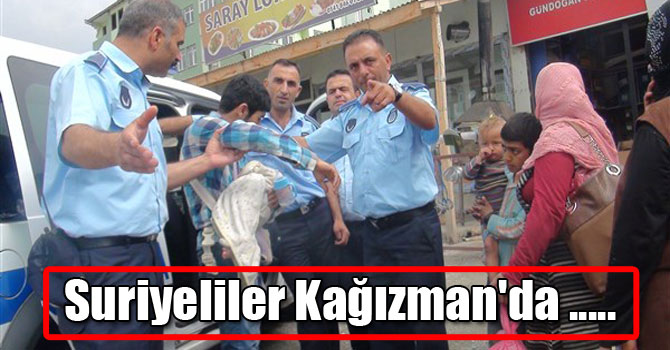 Suriyeliler Kağızman'da .....