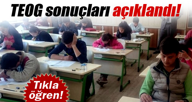 MEB TEOG yerleştirme esas puanı açıklandı! İşte TEOG sonuçları