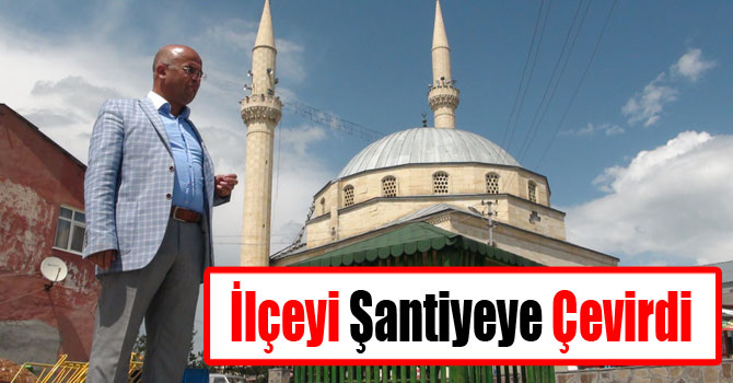 Selim Belediyesi ilçeyi şantiyeye çevirdi