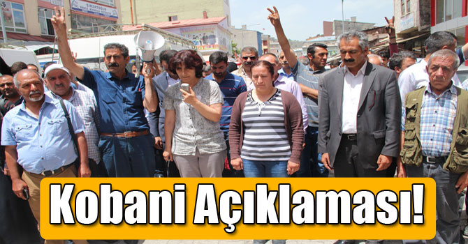 Kars'ta Kobani Açıklaması!