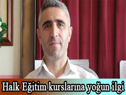Kurslara Yoğun İlgi