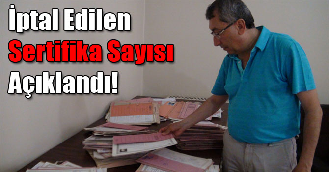 700 Sürücü Sertifikası İptal Edildi