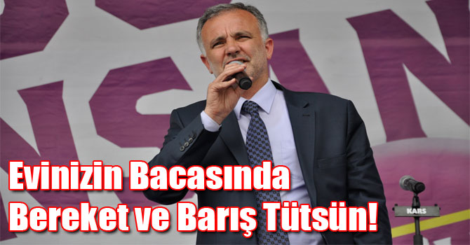 Evinizin Bacasında Bereket ve Barış Tütsün!