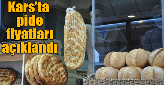 Kars’ta pide fiyatları açıklandı