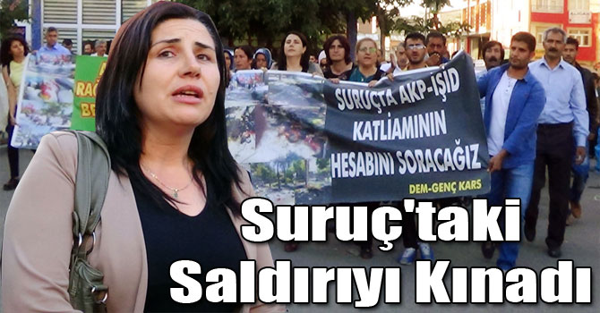 HDP Kars İl Örgütü, Suruç'taki Saldırıyı Kınadı
