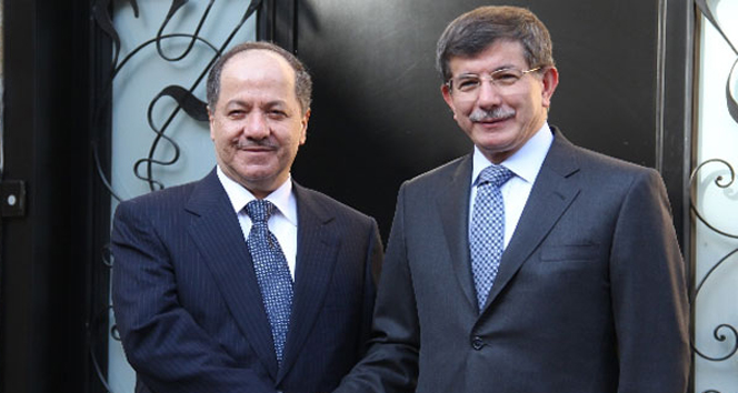 Başbakan Davutoğlu, Barzani ile telefonda görüştü