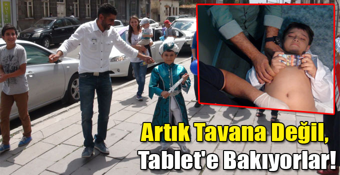 Artık Tavana Değil, Tablet'e Bakıyorlar!