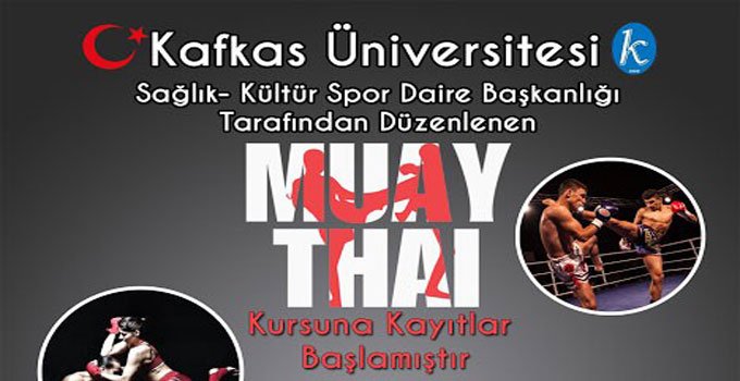 KAÜ'de MUAY THAİ Kursu Açılacak!