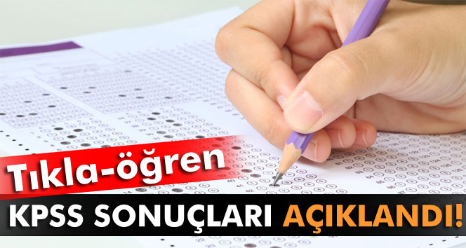 KPSS Sonuçları Açıklandı!
