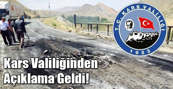 Kars Valiliğinden Açıklama Geldi!