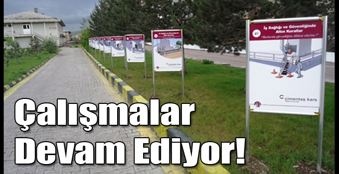 Kars Çimento'da İş Sağlığı ve Güvenliği Çalışmaları Tüm Hızıyla Devam Ediyor!