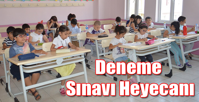 Sultan Alparslan’da Yaz Tatili Deneme Sınavı Heyecanı