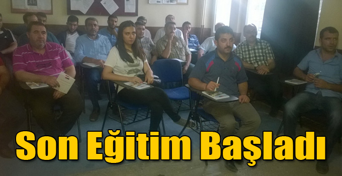 Kars MEG Projesinde İş Sağlığı ve Güvenliğinde Son Eğitim Başladı