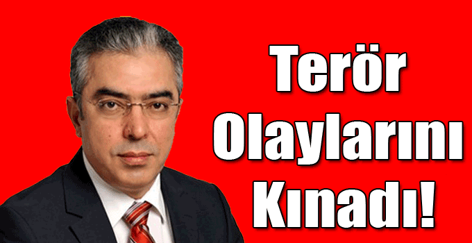 Mehmet Uçum, Terör Olaylarını Kınadı!
