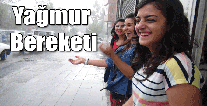 Kars’a Yağmur Bereketi