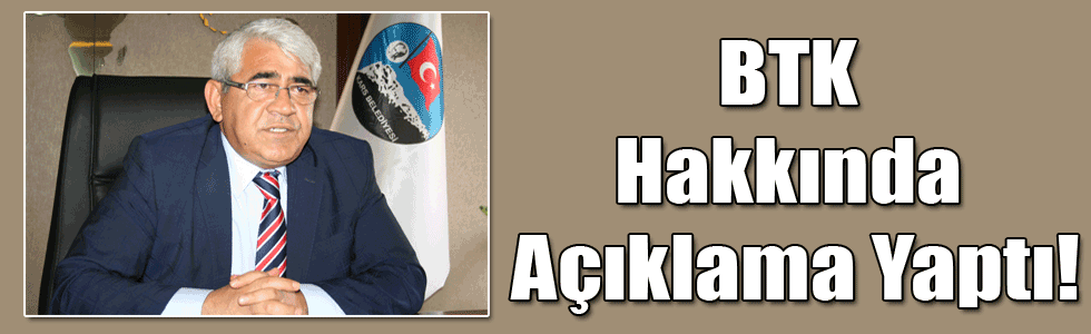 Başkan Karaçanta'dan BTK Açıklaması!