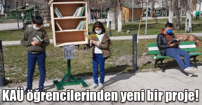 Kafkas Üniversitesi öğrencilerinden “Her Yerde Kitap” projesi