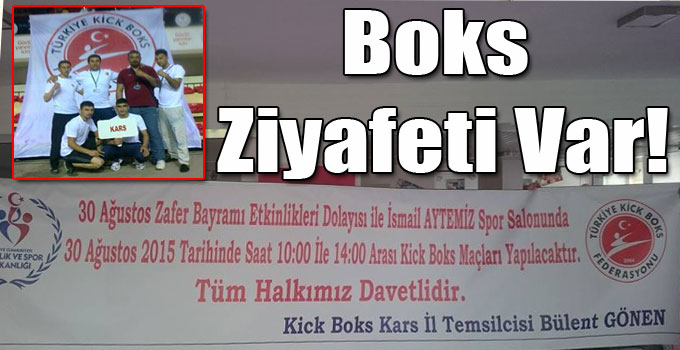 30 Ağustos’ta Kick Boks Ziyafeti Var!
