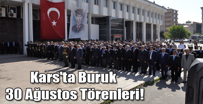 Kars'ta Buruk 30 Ağustos Törenleri!