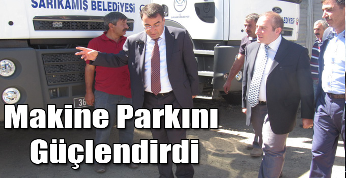 Sarıkamış Belediyesi Makine Parkını Güçlendirdi