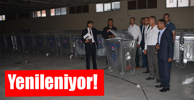 Kars Belediyesi Çöp Konteynerlerini Yeniliyor!