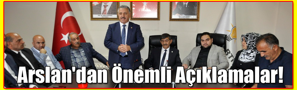 Ahmet Arslan'dan Önemli Açıklamalar!