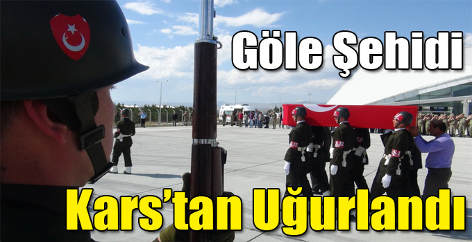 Göle Şehidi Kars’tan Uğurlandı