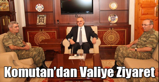 3. Ordu Komutanı Savaş, Vali Özdemir'i Ziyaret Etti
