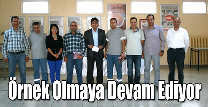 Kars Çimento İSG Konusunda Örnek Olmaya Devam Ediyor